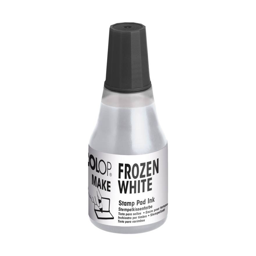 COLOP Make Nachfülltinte - frozen white - 25ml