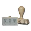 Holzstempel 80x40 mm Holzstempel 80x40 mm
